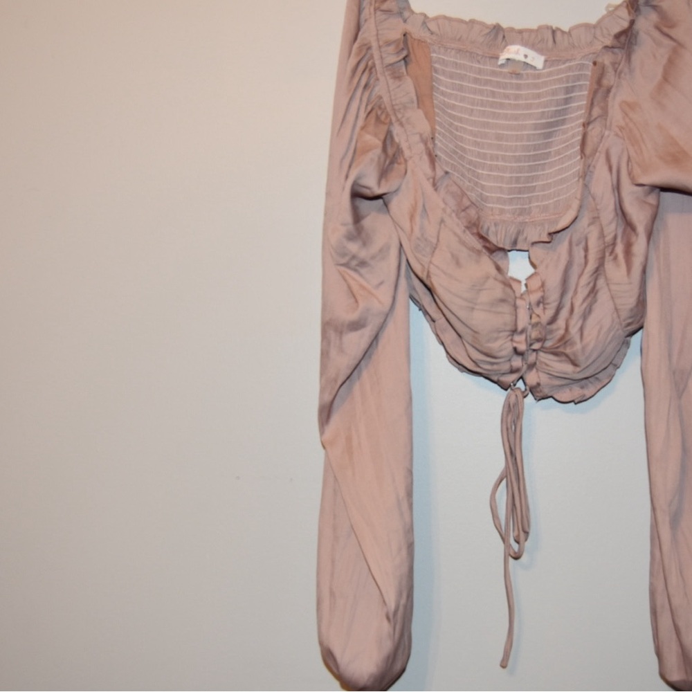 Blush Women's Blouse in Soft Mauve